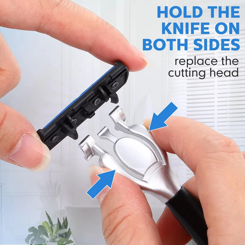 3/6/12 Pcs/ High Quality Man Safety Razor Blade 6 Layer German Stainless Steel Shaving Cartridges Compatible Mach Shaver 2026