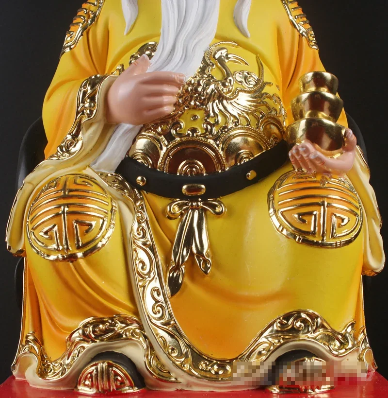 2025 Southeast Asia Indonesia Vietnam gold TU DI GONG God of wealth CAI SHEN BUDDHA figure Recruit wealth good luck statue