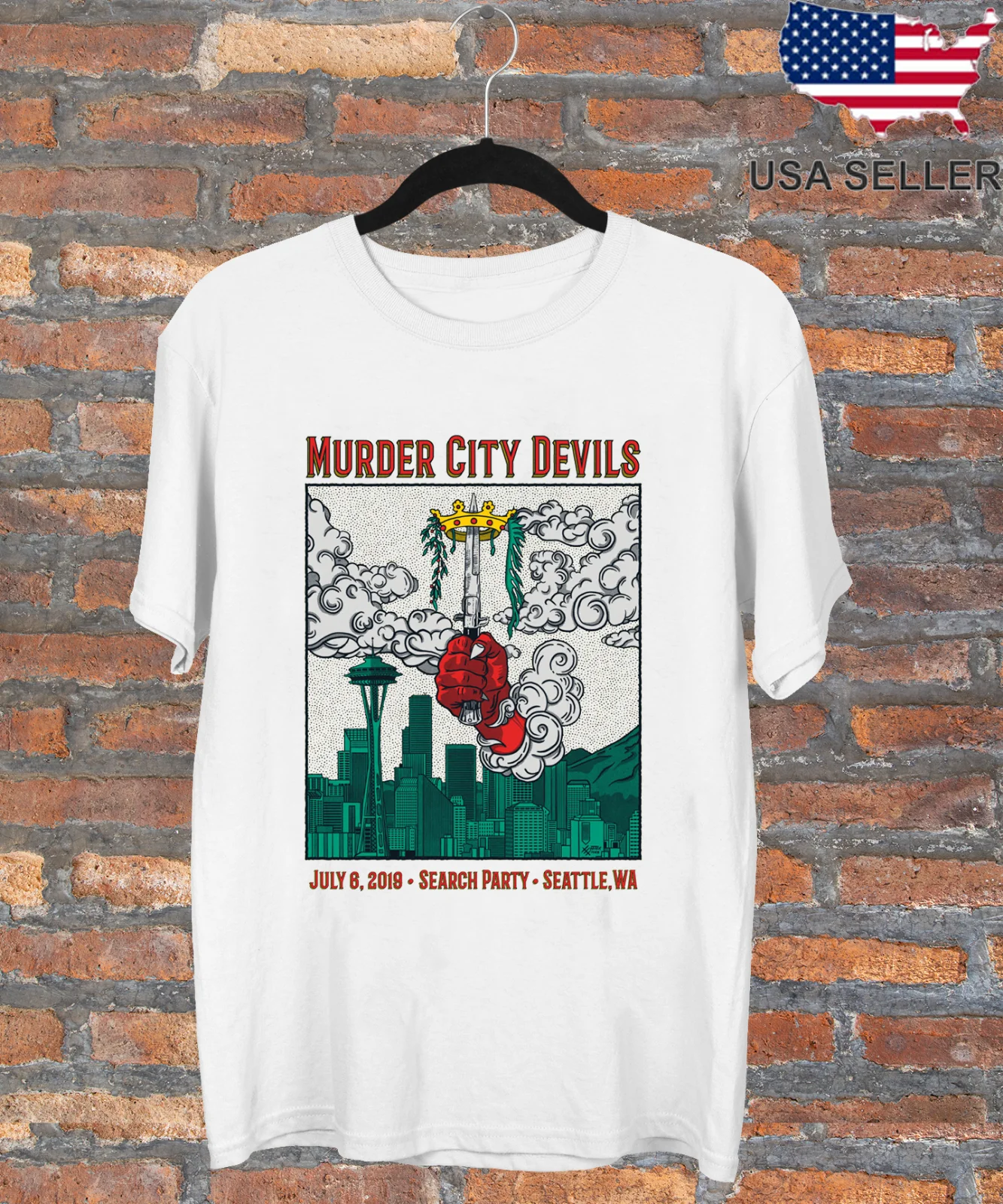 Murder City Devils Band Search Party T Shirt Full Size S-5XL FH145