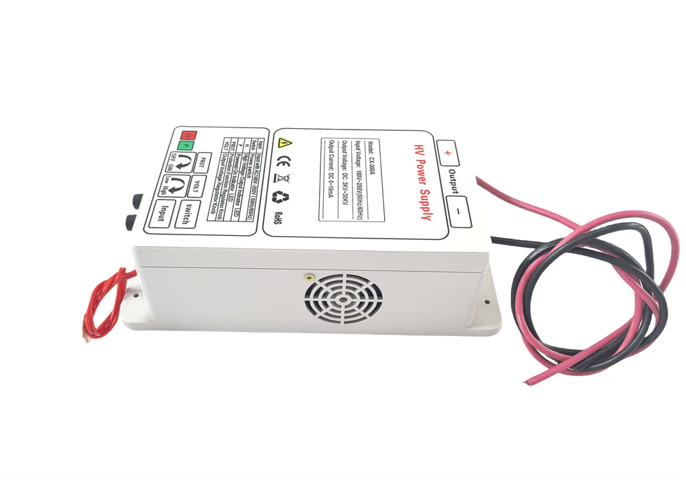 رش إمداد الطاقة عالي الجهد، بلازما، التأين 3KV - 30KV CX-300A، التأين الكهروستاتيكي،