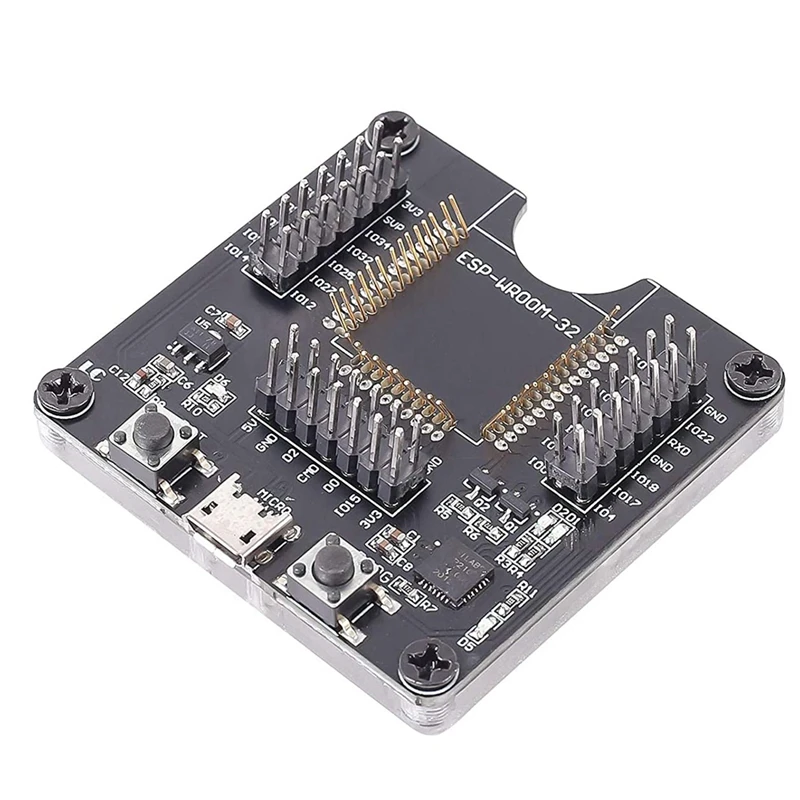 

ESP-WROOM-32 Development Board Test Programmer Socket Downloader Burning Fixture Tool For ESP-01 ESP-12S ESPWROOM-32