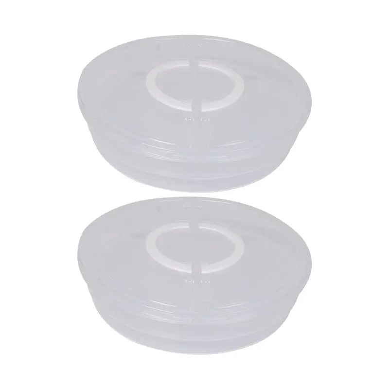 J1UL1N Reusable 12-Inch Pie Carrier With Lid And Divider, 2-Pack Expandable Pizza Storage Container With Handle