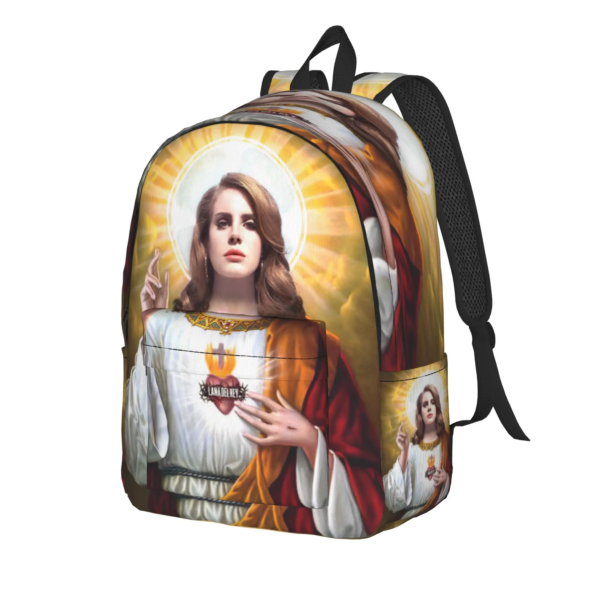 Lana Del Rey Singer Lizzy Grant  Backpack  Leisure Backpacks Girl Travel Soft High School Bags Design Rucksack