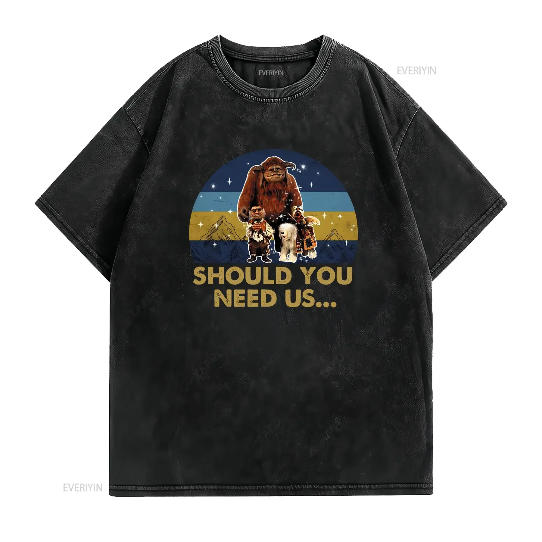 Labyrinth Should You Need Us Vintage T Shirt And Friends Movie Fan vintage Washed Comfortable Slightly designer clothes graphic