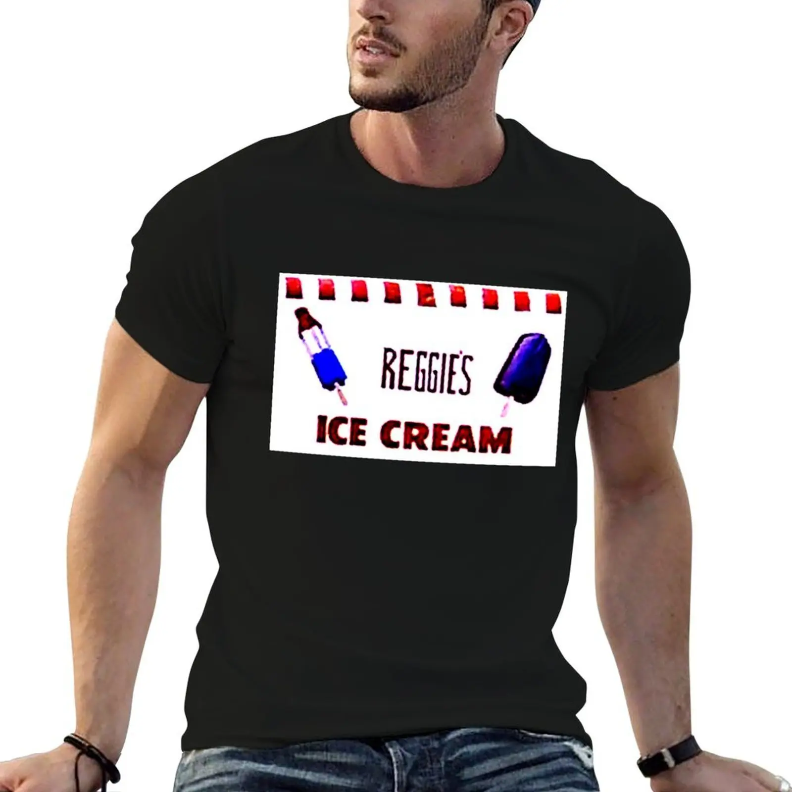 

Reggie's Ice Cream T-Shirt t shirt custom print t shirts for man graphic tees T-Shirt