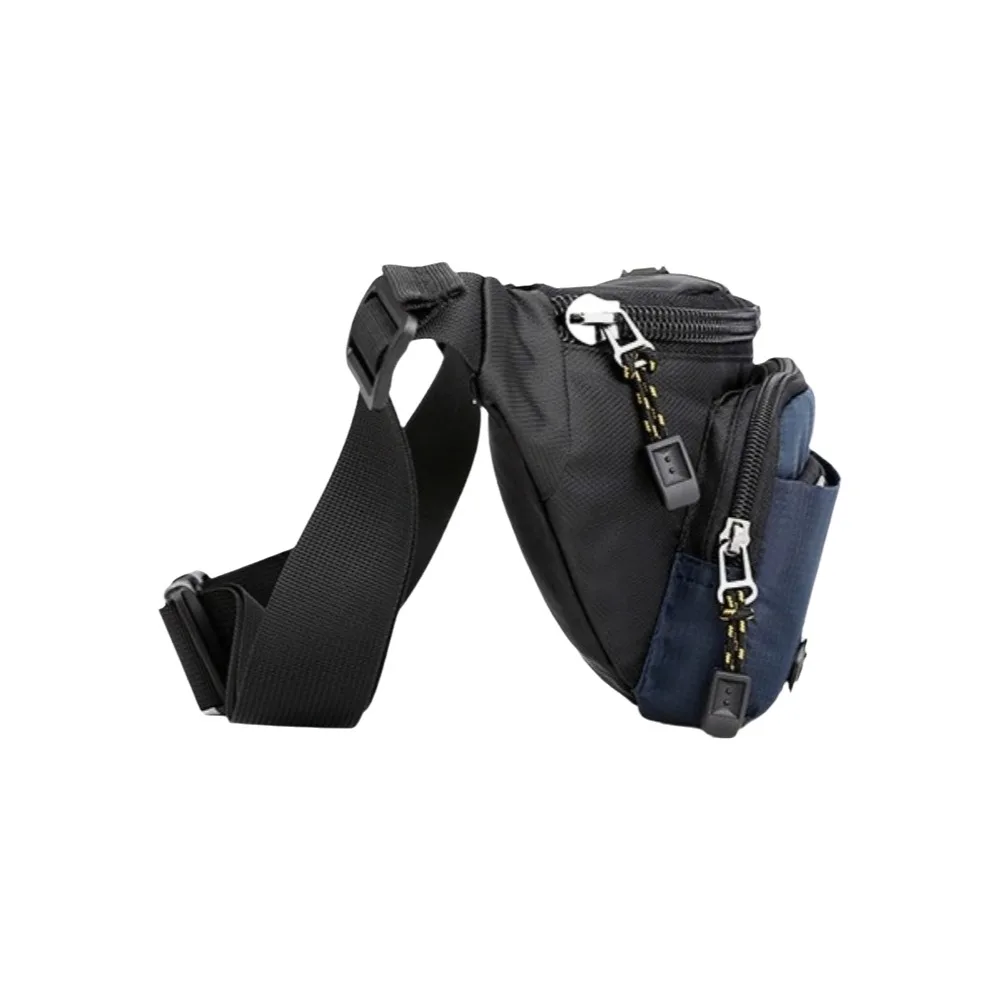 

Модная нейлоновая мужская поясная сумка, многофункциональная спортивная сумка большой вместимости, износостойкая нагрудная сумка с несколькими карманами для походов