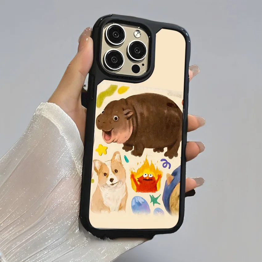 Чехол для телефона для iphone 16, 15, 14, 12, 13, 11 Pro Max Plus с клубничной росписью для Samsung Galaxy S23 S24 S25 Plus Ultra 5G, твердый чехол