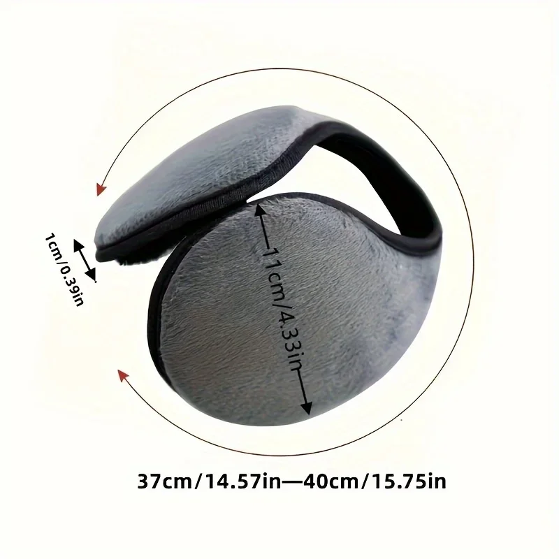 1 قطعة غطاء للأذنين اللؤلؤ لطيف الخريف والشتاء للتدفئة مريحة للجنسين تدفئة تقليد أرنب أفخم واقي أذن بالجملة