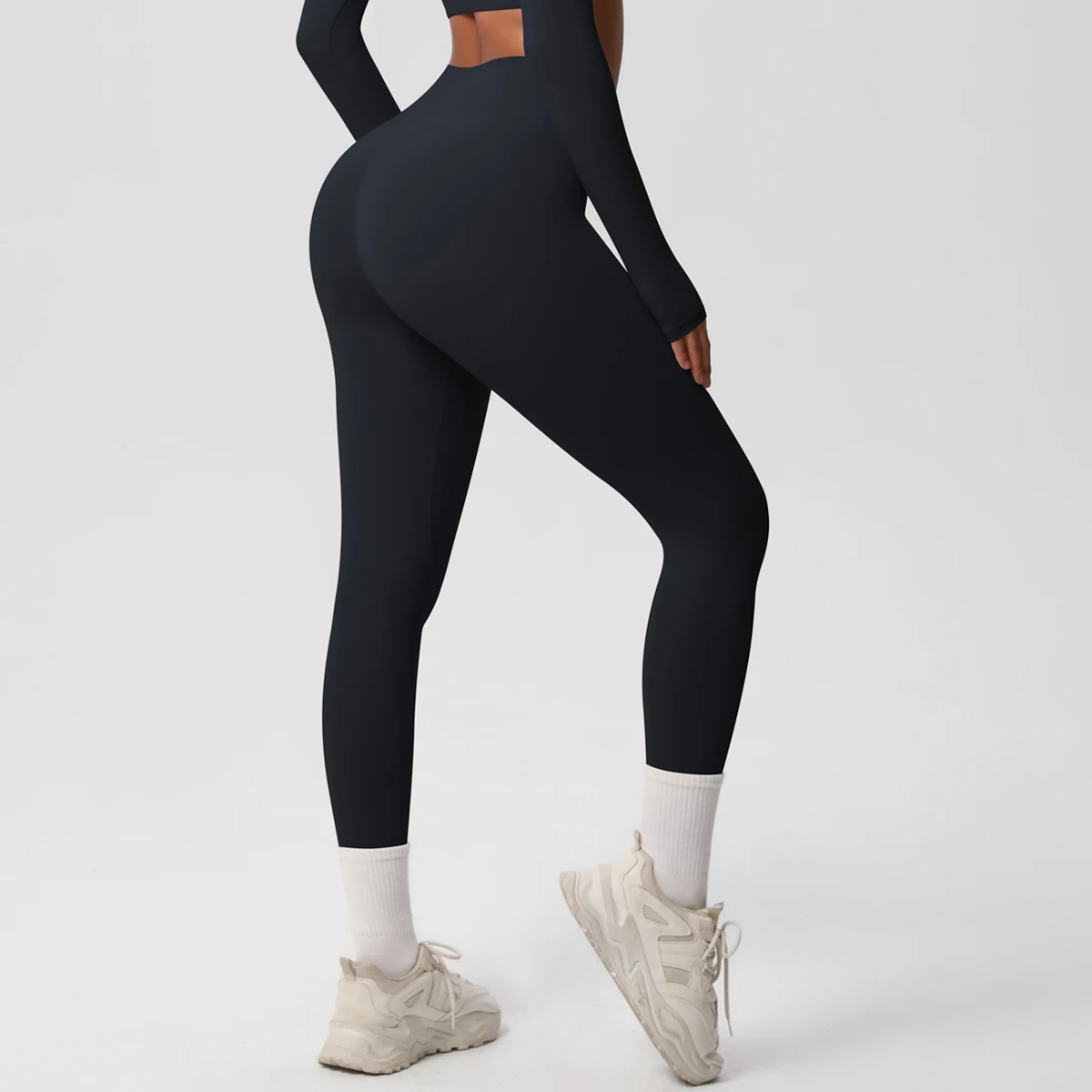 Yoga-Leggings, hohe Taille, nacktes Gefühl, Leggings für Damen, Fitness, Laufen, Yoga-Hose, Energie, Fitnessstudio, enge Leggings, lässige Workout-Leggings – Detail 10