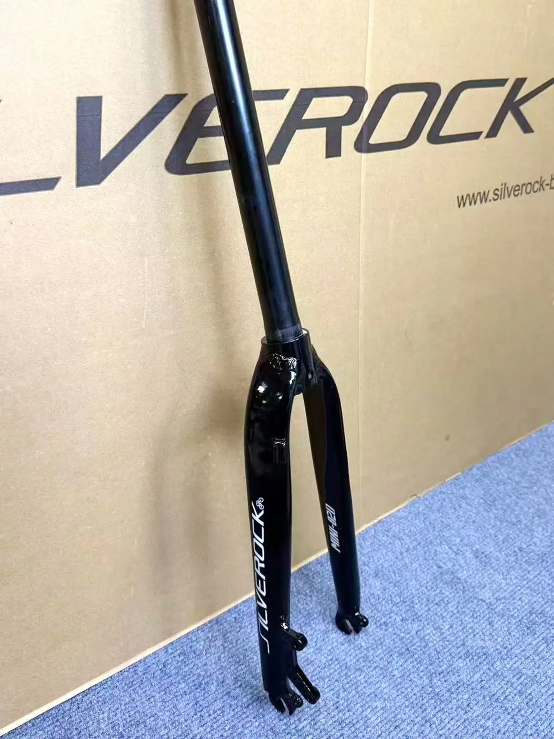 SILVEROCK 02D Alu-Gabel 20' 406 451 Scheibenbremsen-Felgengabel für Mini Velo BMX Fahrrad Starrgabel 1 1/8' 28,6mm – Detail 2