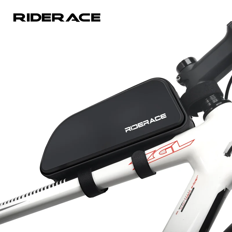 

RIDERACE Водонепроницаемая сумка для верхней трубки велосипеда ТПУ MTB Гравийный велосипедный руль Передняя сумка Непромокаемая портативная дорожная велосипедная сумка