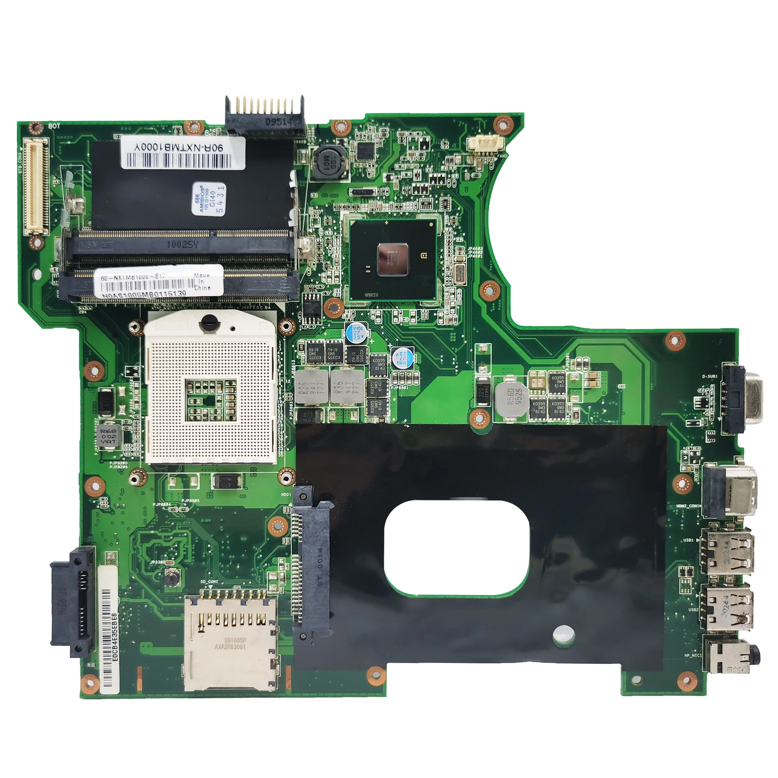 Imagem -03 - Notebook Akemy K42f Mainboard para Asus X42f U42f A42f P42f Laptop Motherboard Hm55 Pga-989 100 Teste ok