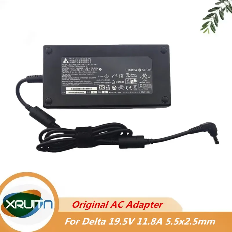 

Оригинальное зарядное устройство delta ADP-230EB T 19,5 В 11,8 А 230 Вт для ноутбука MSI GS75 GS65 STEALTH 8SG MS-1763 GT70 GT60, адаптер для игрового ноутбука