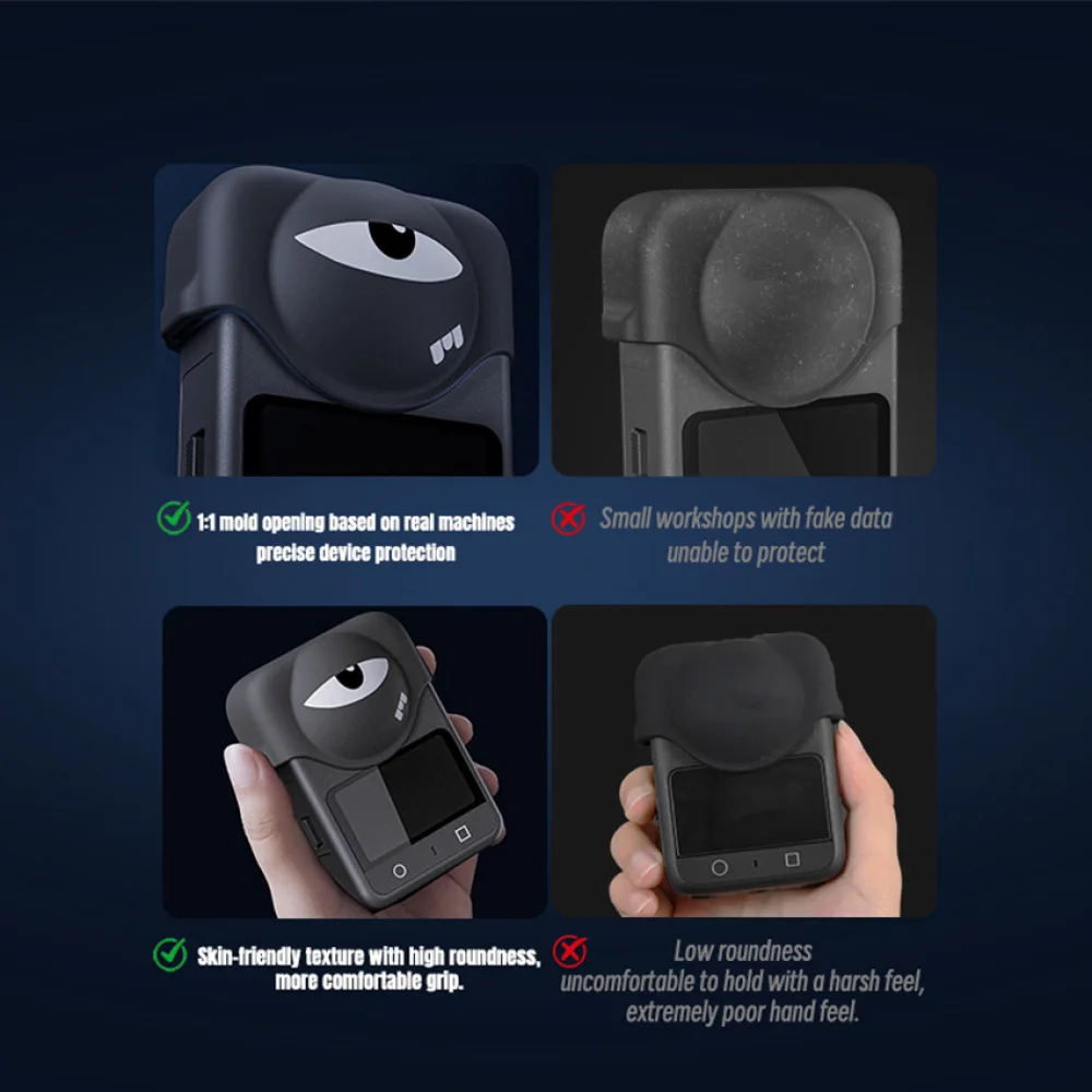 Anti-kras Lensdop voor DJI OSMO 360 Protector Cover Accessoires voor OSMO 360 Camera Anti-stof Siliconen Lens beschermhoes