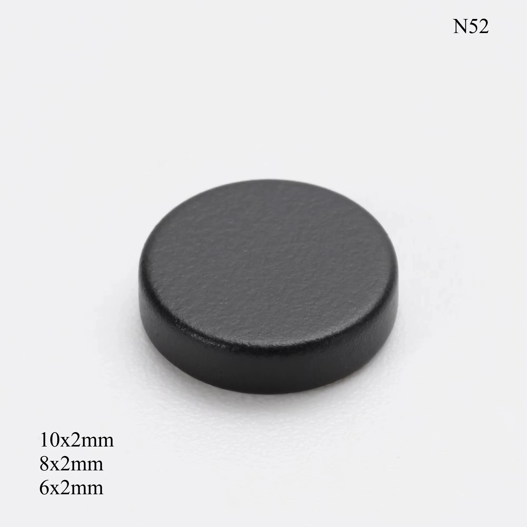 N52 10x2 8X5  6x2 Powerful Magnets Epoxy Non-conducting Imans Neodymium High Black Motor Ebike Compressor Corrosion Insulate