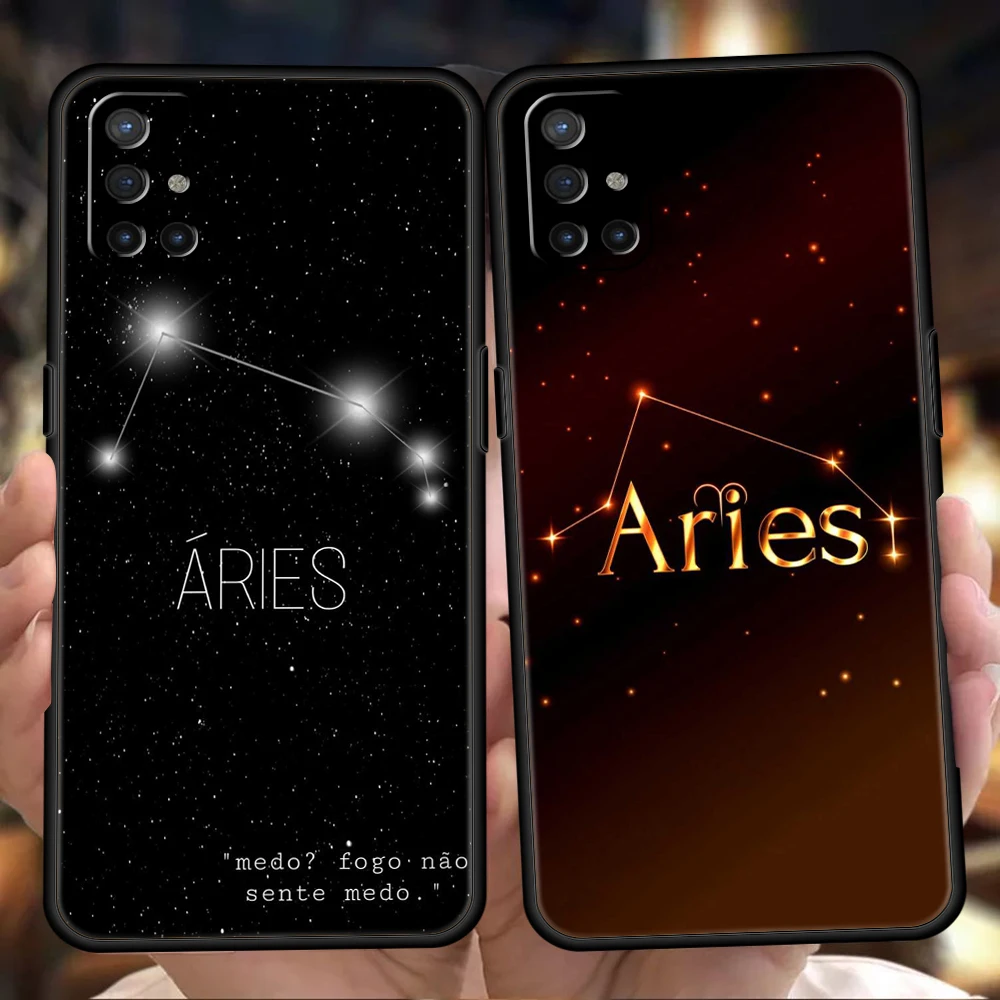 Constellation Virgo Aries Phone Case For Oneplus 10T 11 R10 Nord N100 N200 N10 10 7 8 9 7T 8T 9R 9RT CE 2 Z Pro 5G TPU Cover Bag