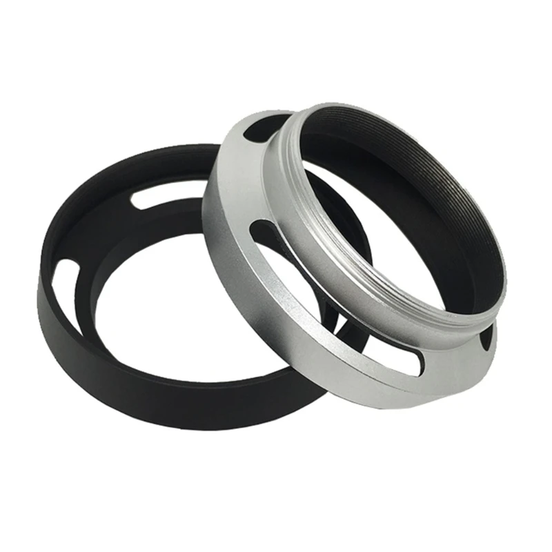 Metal Lens Cover Unique Hollow-out Lens Hood SunShade 37 40.5 43 46 49 52mm Dropship