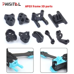 FPV Drone 3D printed Printing  Accessories Antenna/Camera mount Arm Protective Seat TPU Parts for APEX HD DC 5-7 inch RC Frame