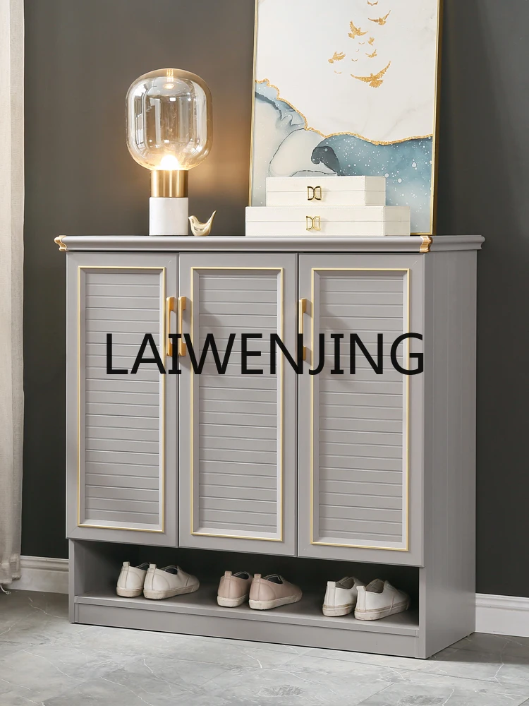 Customized Aluminum Alloy Light Luxury Shoe Cabinet Outdoor Door Ultra-Thin Storage Waterproof and Sun Protection Balcony Locker