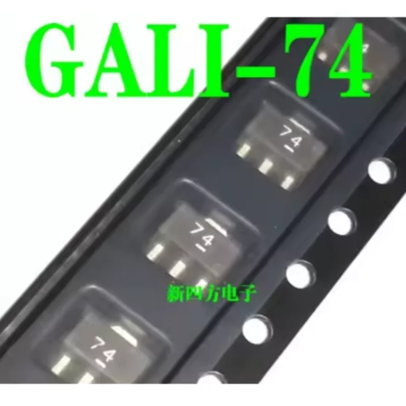 5PCS GALI‑74+ MMIC RF Amplifier SOT‑89 DC‑1GHz 25.1dB Gain 50Ohm Wideband Radio Frequency Amplifier SMD IC Electronic