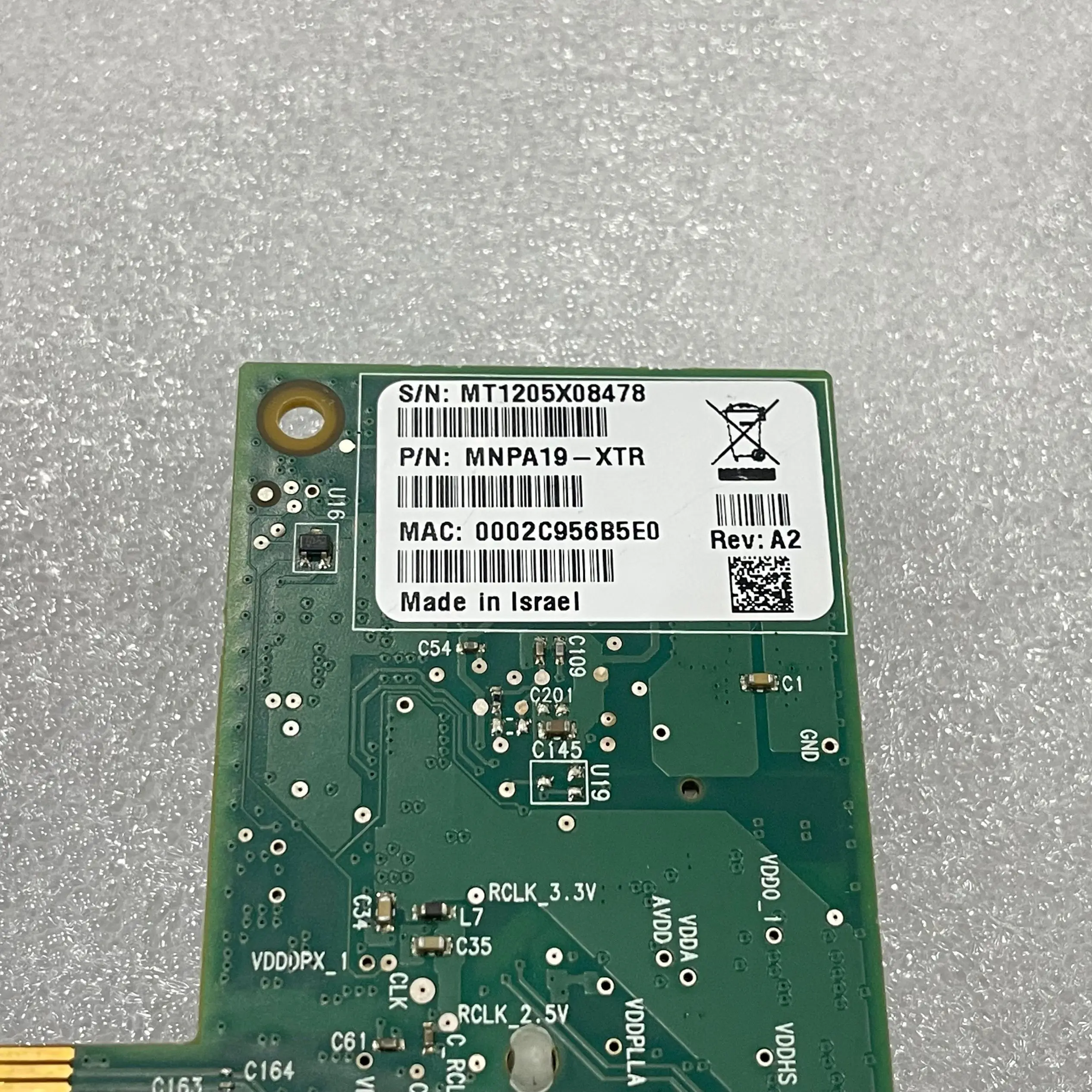 Mellanox-Lote de 2 MNPA19-XTR, 10GB, ConnectX-2, 10Gbe, 1m, SFP + tarjeta de red con Cable