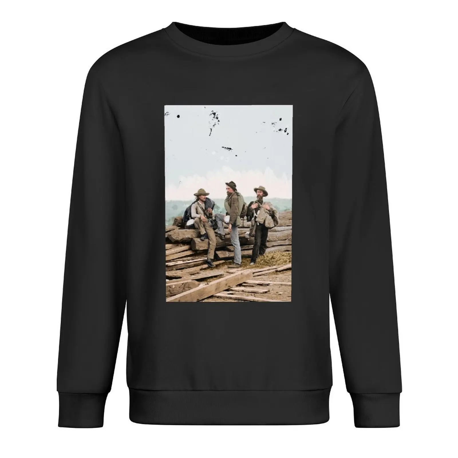 

Workers in Gettysburg Pullover men's sweat-shirt men's autumn clothes men wear men clothing sweatshirt male