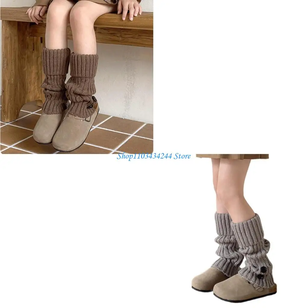 

Осенне-зимние носки для девочек-подростков 3-13 лет, дышащие носки, детские носки в стиле ретро, ​​вязаные чулки, гетры, чулки