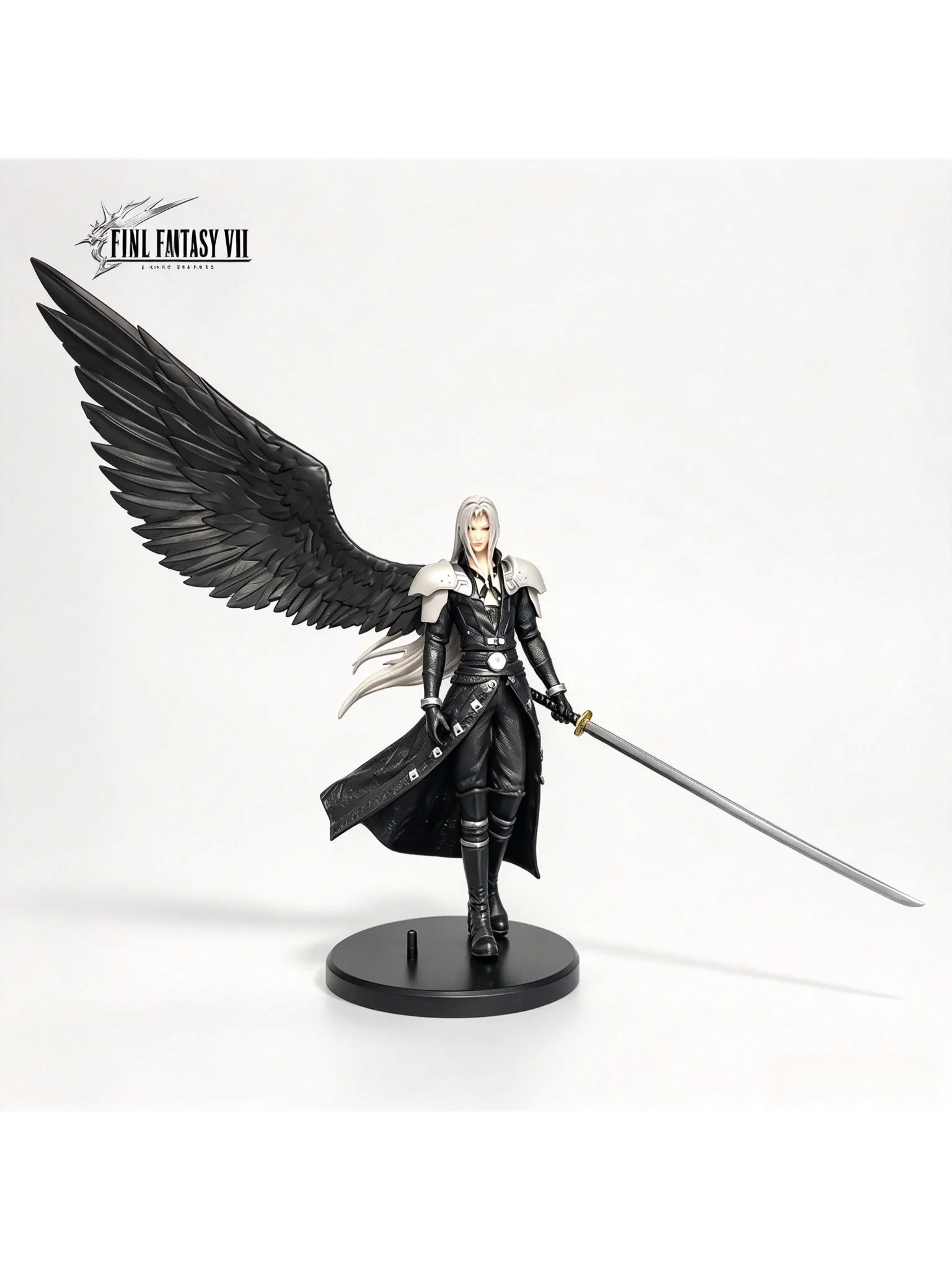 28 cm große Final Fantasy VII Sephiroth-Figur, „Rebirth One-Winged Angel“, PVC-Statue, Sammlermodell, Tischdeko, Spielzeug, Geschenk.