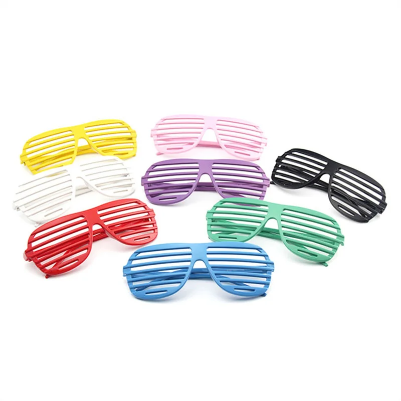 3PCS Colorful Blinds Glasses Toys Children Novelty Funny Cute Glasses Masquerade Party Decoration Birthday Creative Gifts