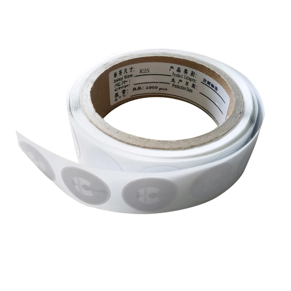 20PCS NFC Stickers Tag Fragile Tear Resistant Tamperproof ISO14443A 13.56MHz NXP NTAG213 Label RFID HF Smart electronic Tags