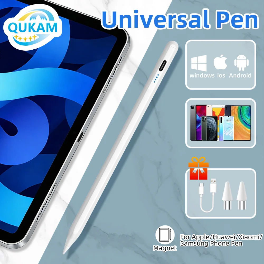 

New Universal Stylus Pen For iPhone Huawei Xiaomi OPPO Samsung VIVO Tablet Mobile Phone Magnetic Pencil For Android Touch Pencil