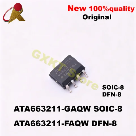 (10/50piece)100% New Original ATA663211-GAQW LIN 5V~28V SOIC-8/ ATA663211-FAQW DFN-8