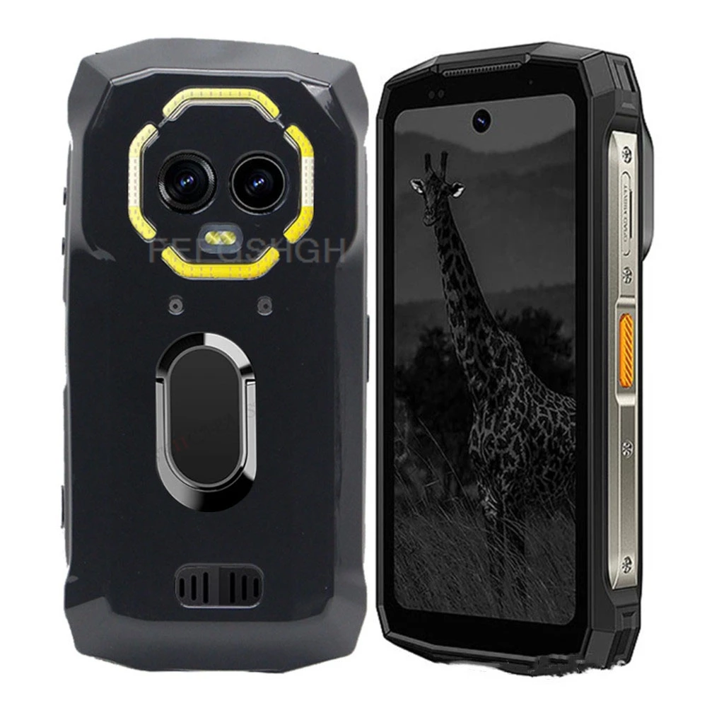 Dla Ulefone Armor Mini 20 Pro 20T Mini20T 20T Pro Uchwyt na tylny pierścień Uchwyt na telefon Etui na smartfon TPU Miękka silikonowa osłona