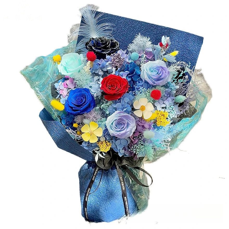 

Cross-border, Immortal Flower, Rose Qixi Festival Valentine's Day, Christmas, Bouquet Gifts, High Sense