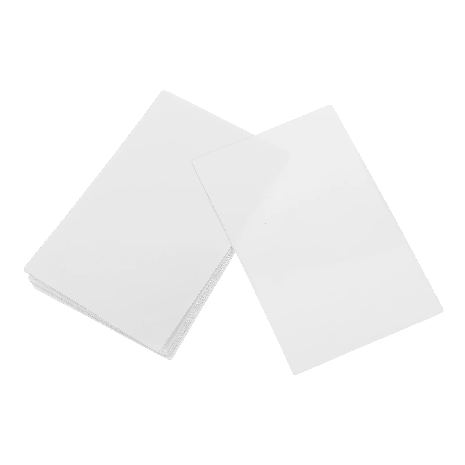 

10pcs Heat Transfer Business Card Blanks Dual Side Sublimation Plastic Name Cards Flexible Fade Resistant Blank Printable Cards