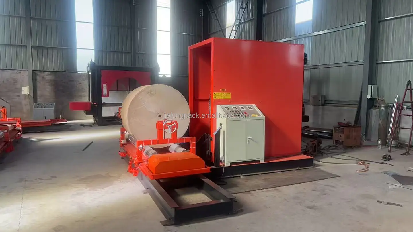 Round Blade Paper Cutter Machine, Jumbo Roll Cutting Machine Paper Rolls Length to Length Slitting Machine