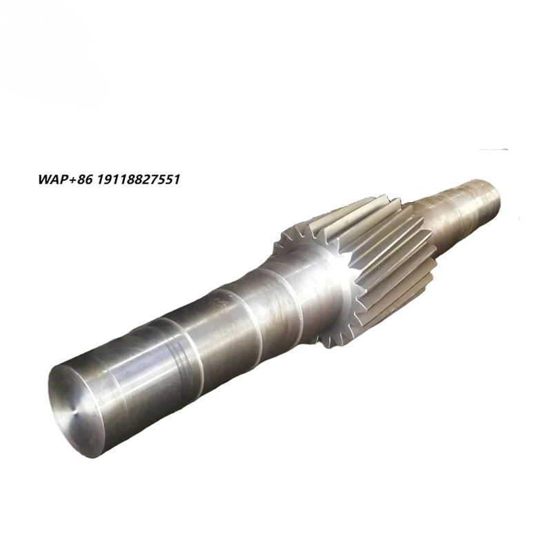 Custom Large Drive Gear Shaft Double Spur Helical Gear and Pinion Automotive Transmission Shaft