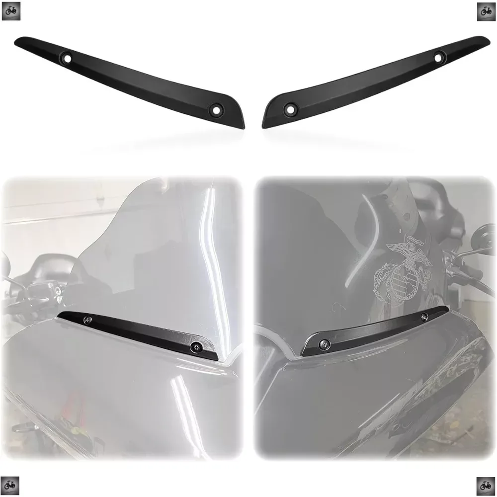 Wykończenie przedniej szyby motocykla Wykończenie boczne przedniej szyby dla Harley Road Glide Ultra FLTRU FLTRX Special FLTRXS 2015-2022