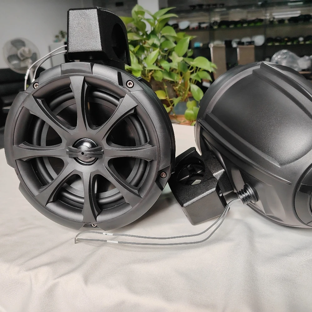 

6.5 Inch Speaker for Marine,a Pair of Boat Stereo, Yacht Audio Waterproof Level IPX6 60W+ 60W 25 Voice Core Impedance 4Ohms