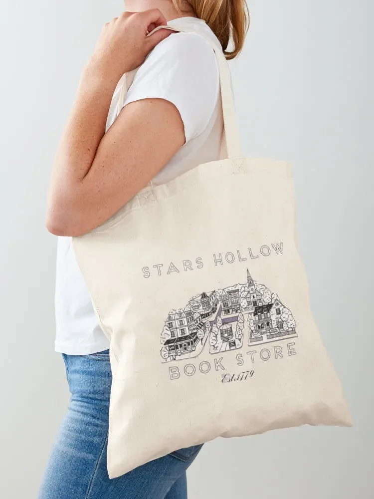 

stars hollow bookstore Tote Bag hand bag reusable shopping bags personalized tote bag tote woman