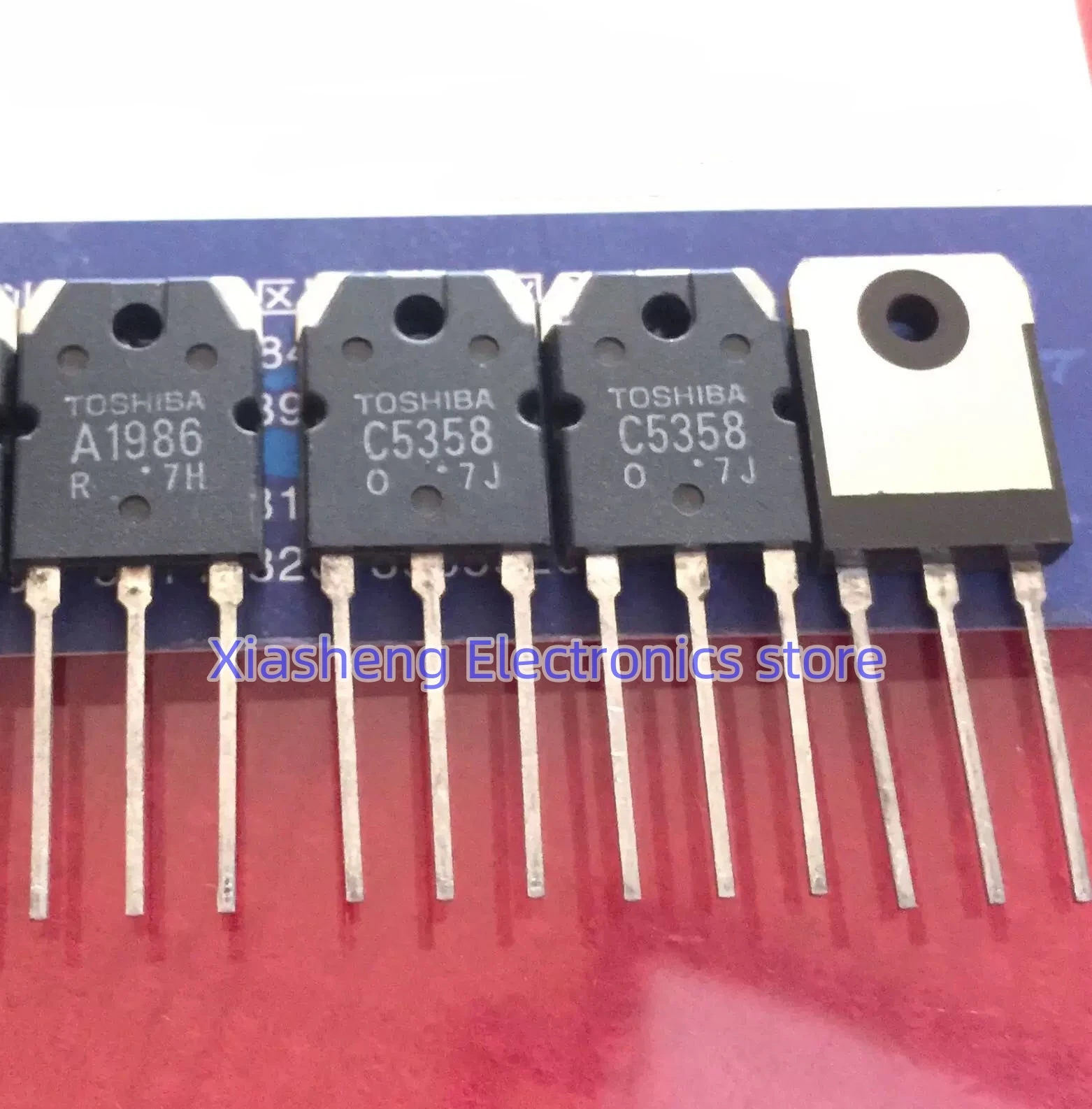 

New Original 2Pairs 2SA1986 A1986 + 2SC5358 C5358 TO-3P Transistor In Stock Good Quality