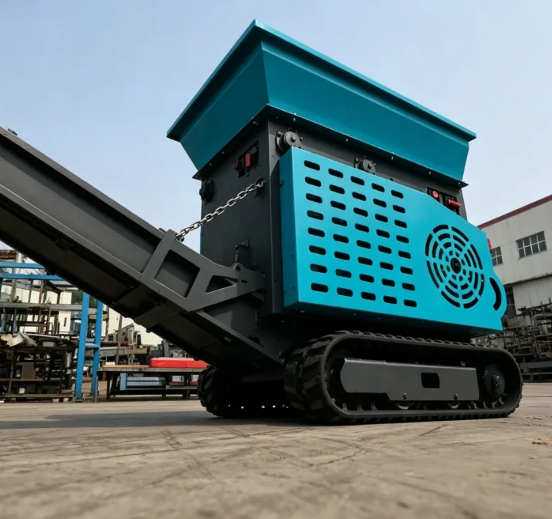 Customized Portable Mining Crushing Station Diesel Stone Jaw Crusher Moving Rock Crushing Plant