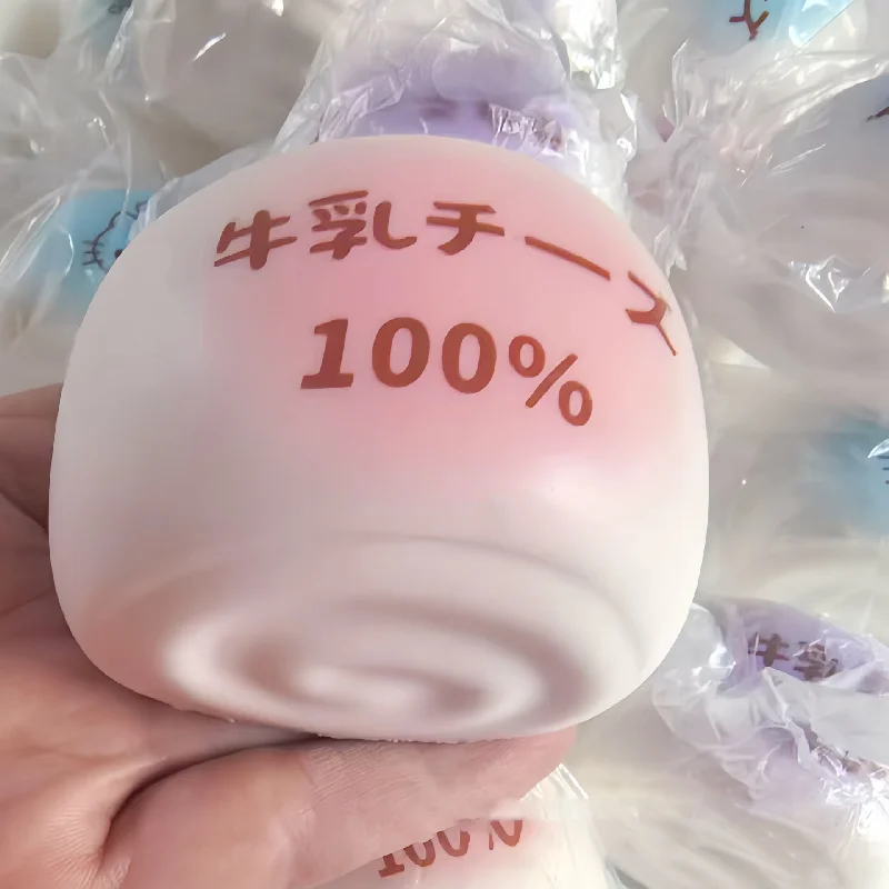 

5/10Pcs Kawaii PU Taba Squshy Slow Rebound Flower Roll Dessert Milk Bun Soft Cake Finger-Squeezing Sensory Fidget Toy Kids Gift