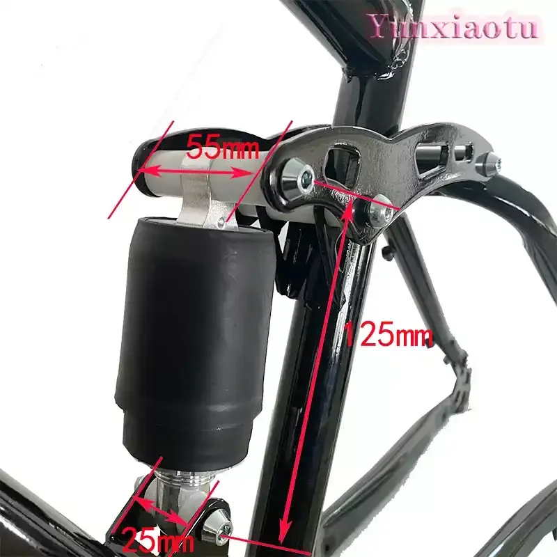 26 Inch Disc Brake Mountain Bike Frame High Carbon Steel Full Suspension Mountain Bike Frame for Trail & Commute