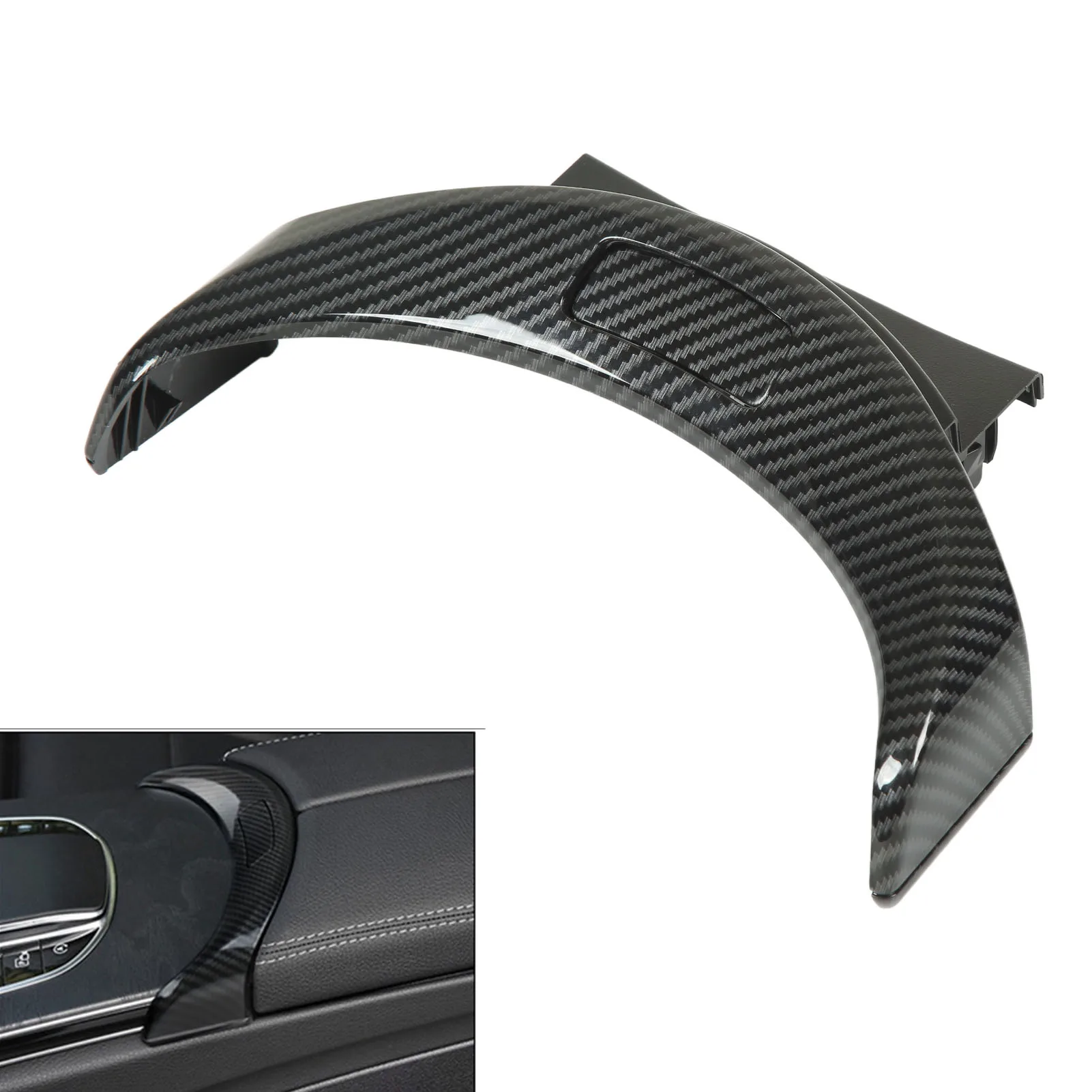 Armrest storage box release button for Mercedes-Ben z C-Class and GLC-Class: Made of ABS material, perfect fit, easy to install.