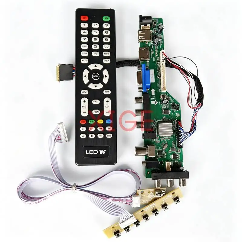 

For LTN101NT08 LTN101NT05 LTN101NT07 LTN101NT06 Drive Board Kit 1024x600 HDMI/VGA/AV/USB/DVB 40-Pin LVDS Laptop Screen 1024*600