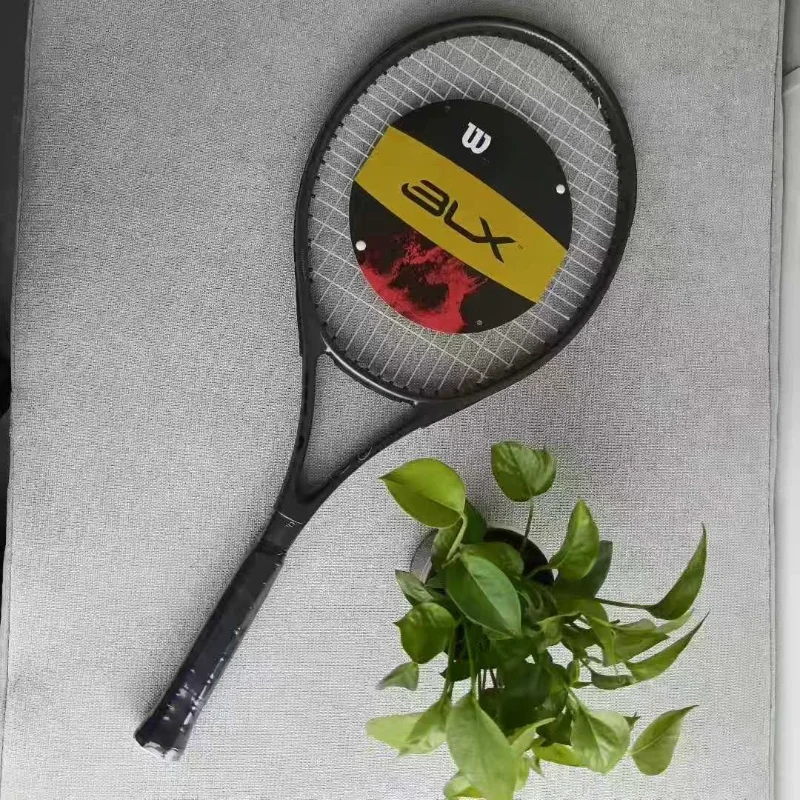 2025 جديد لمضرب التنس ويلسونز توازن كامل من الكربون المهنية للرجال والنساء دورة جامعية للمبتدئين ربط الحبل