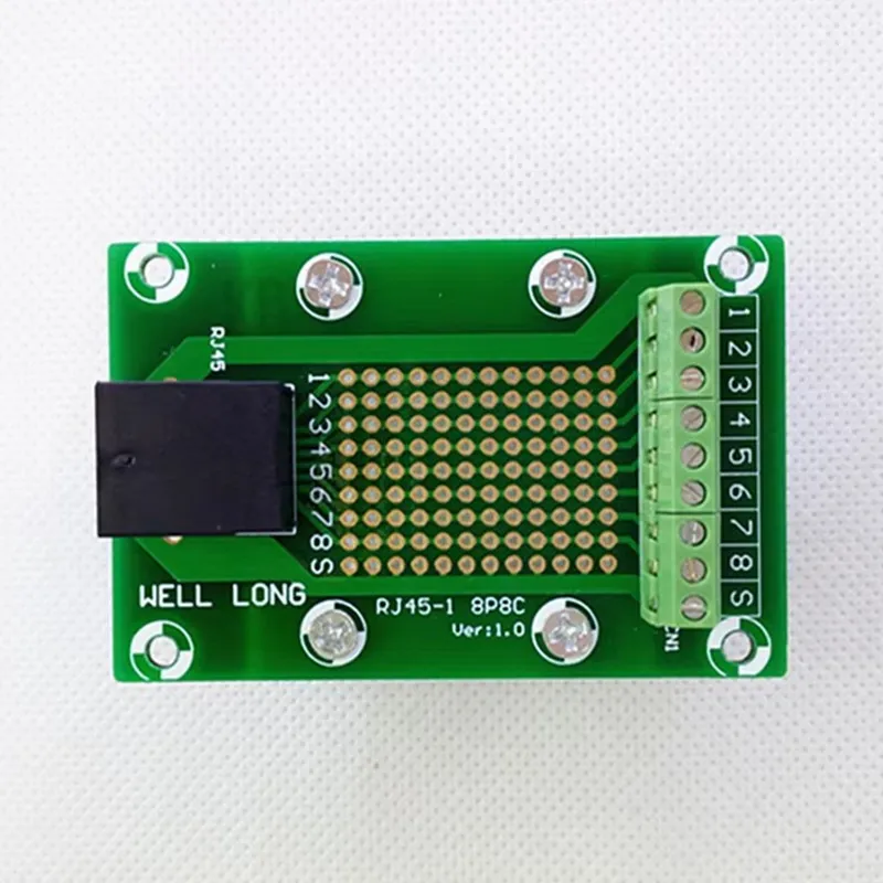 RJ45 8P8C Jack 1 Way Bus Terminal Block, Terminal Blocks, Network Cable Connectors.