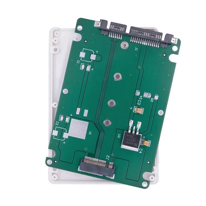 AC57-M.2 NGFF SSD To SATA3 External Hard Drive Box 6Gbps Hard Disk Adapter Board M.2 NGFF To SATA3.0 Adapter Card For PC