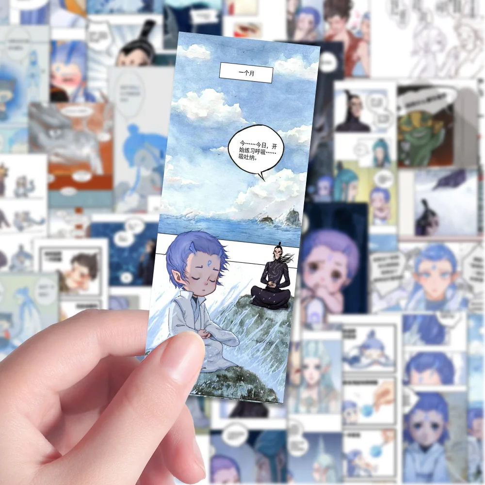 10/88 قطعة أنيمي Nezha شخصية آو بينغ الحوار الكتابة على الجدران ملصق مزين دفتر جراب هاتف كأس حقيبة ملصق مضاد للمياه